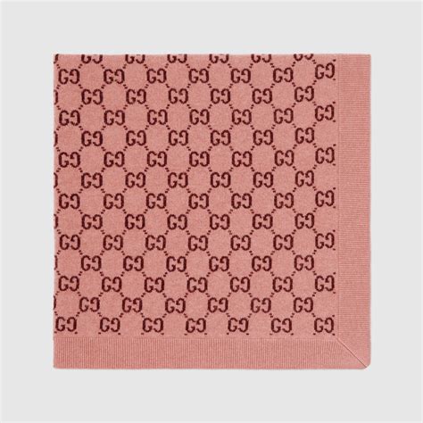 pink gucci baby blanket|Baby GG wool blanket in pink .